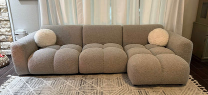 Modern Bouclé Cloud Sectional Sofa