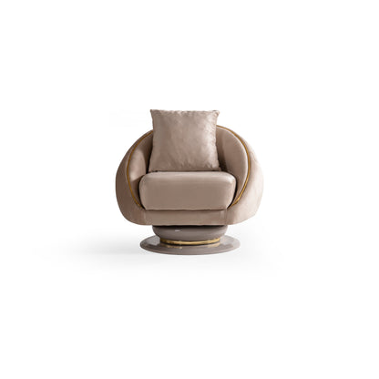 New Era Innovations Elysium 3-Piece Living Room Set Warm Neutral