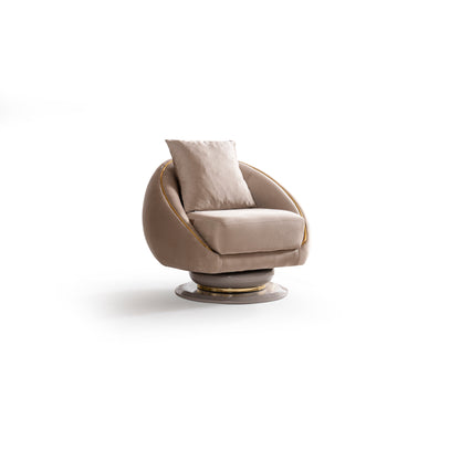 New Era Innovations Elysium 3-Piece Living Room Set Warm Neutral