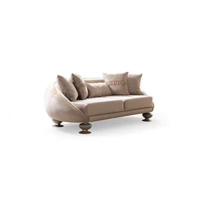 New Era Innovations Elysium 3-Piece Living Room Set Warm Neutral