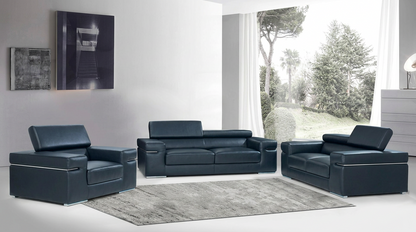 MI-8020 Soho 3-Piece Living Room Set Black