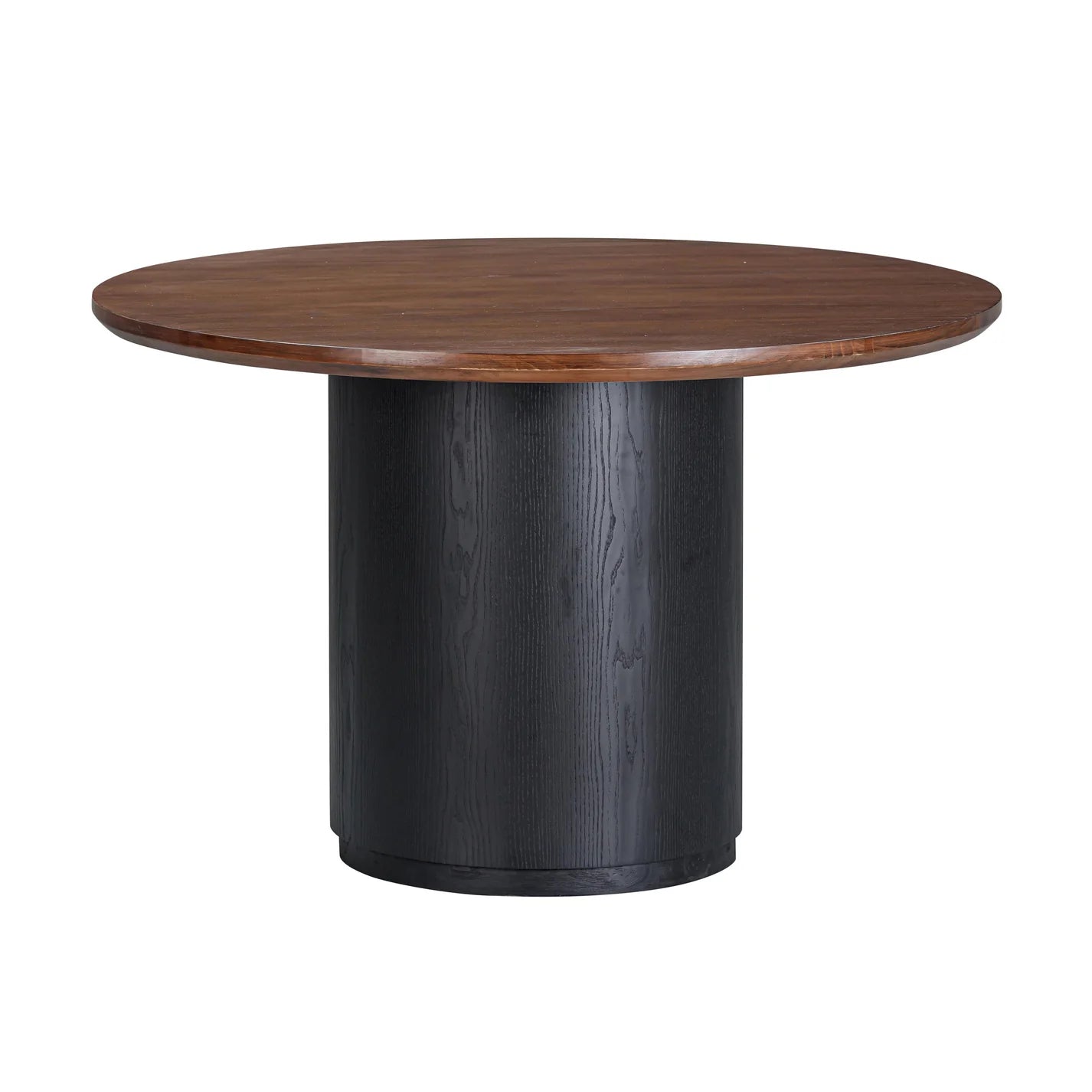 Marlow Wood Round Dining Table (Black)