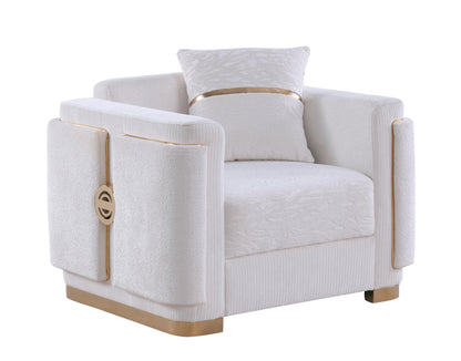 Capri S1001 Living Room Set White