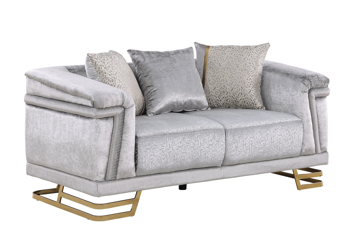 S1010 Amalfi Living Room Set Grey