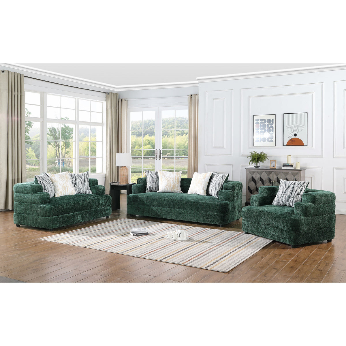 S1400 Stepso Living Room Furniture Green