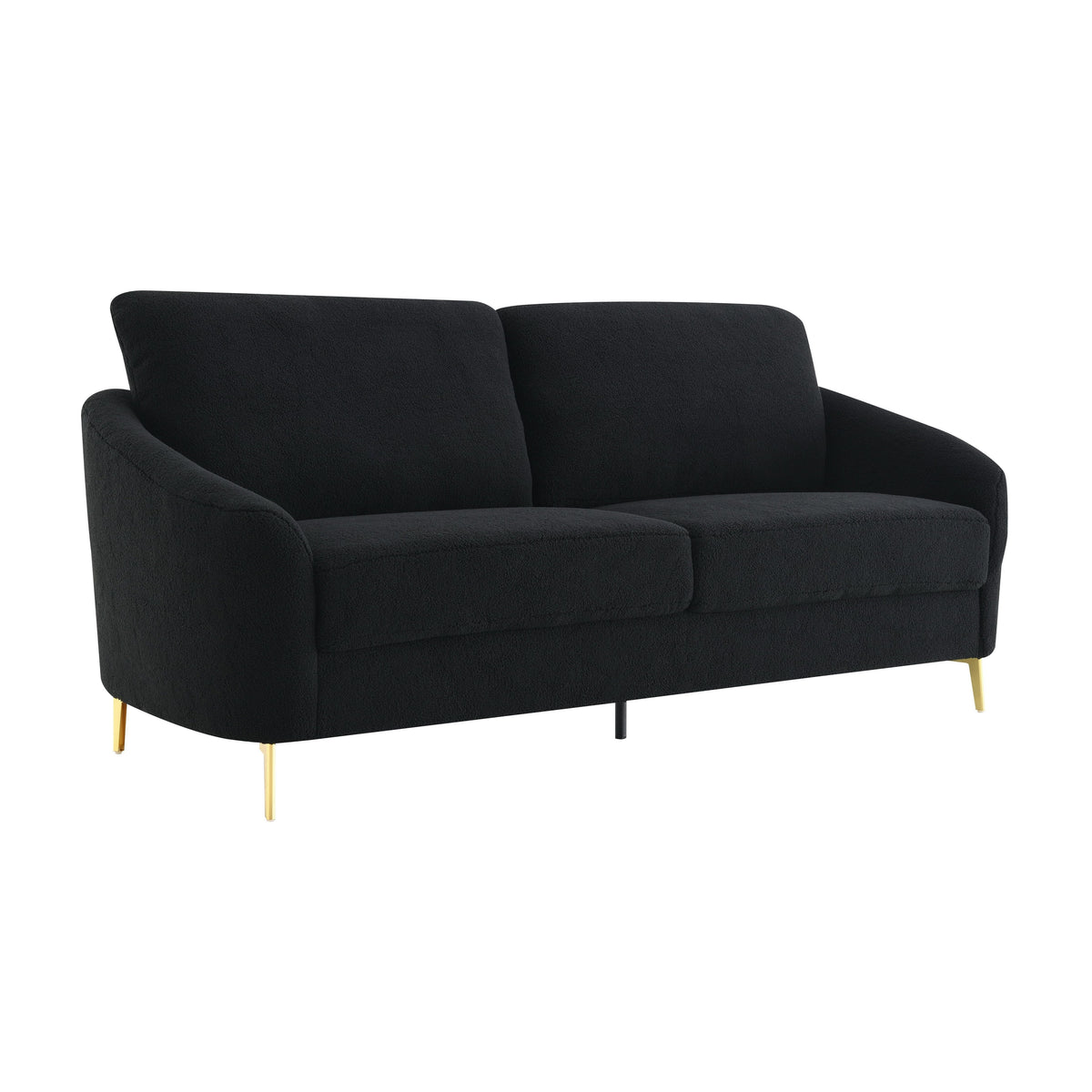 S160 Lila Sofa and Loveseat Set Black