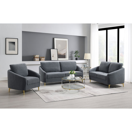 S160 3-Piece Living Room Set Grey