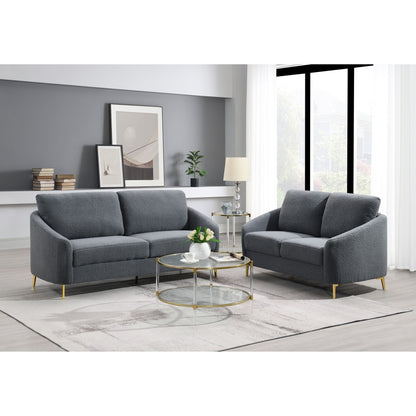 S160 3-Piece Living Room Set Grey