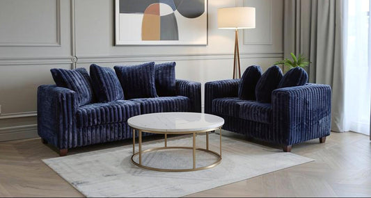 Gia S300 Living Room Set Blue