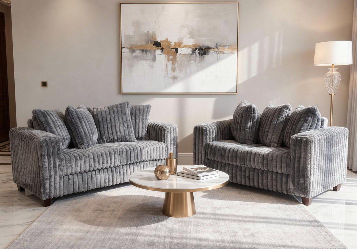 Gia S300 Living Room Set Grey