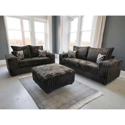 S320 Texan Oversize Living Room Set Brown