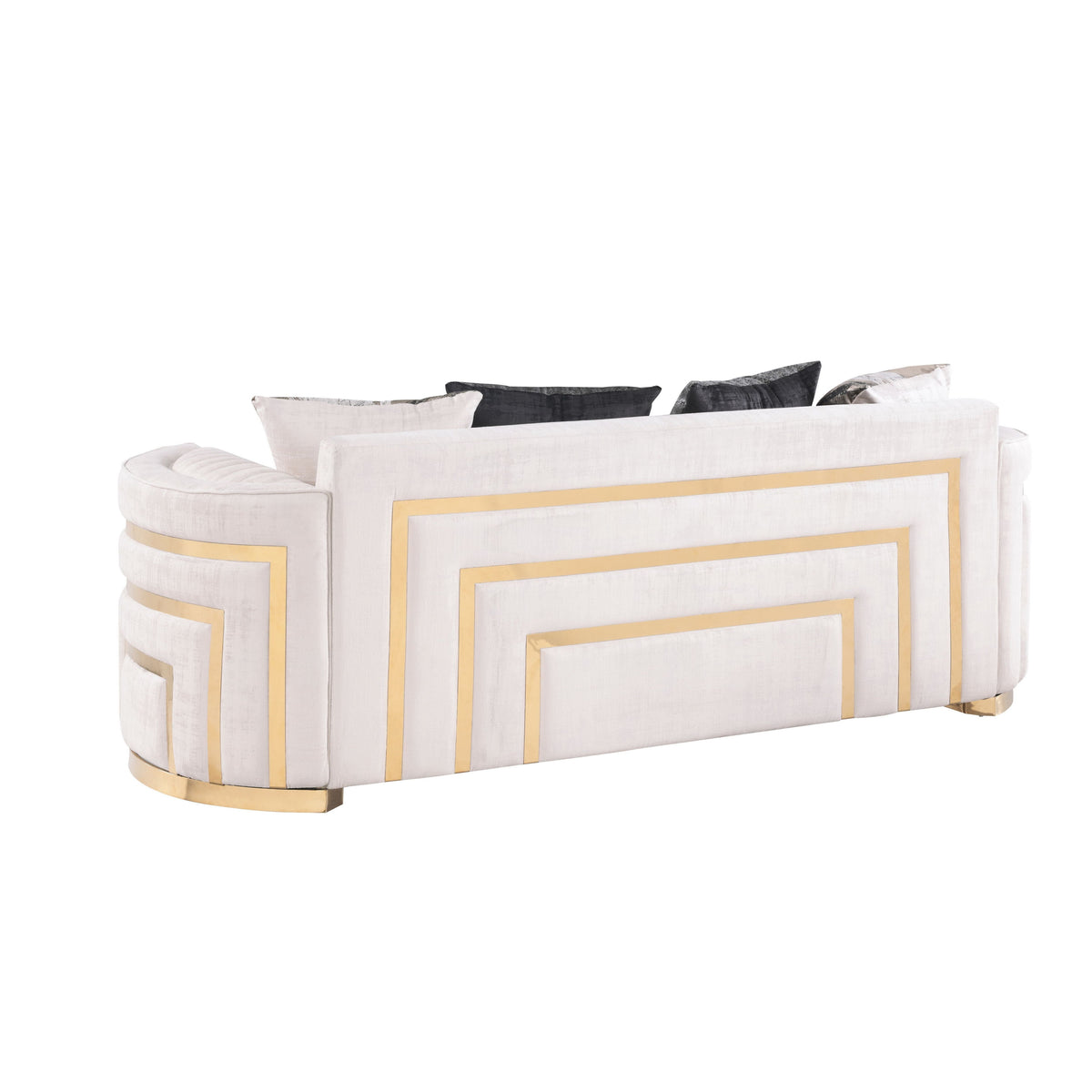 S3300 Minerva 3-Piece Living Room Set Cream