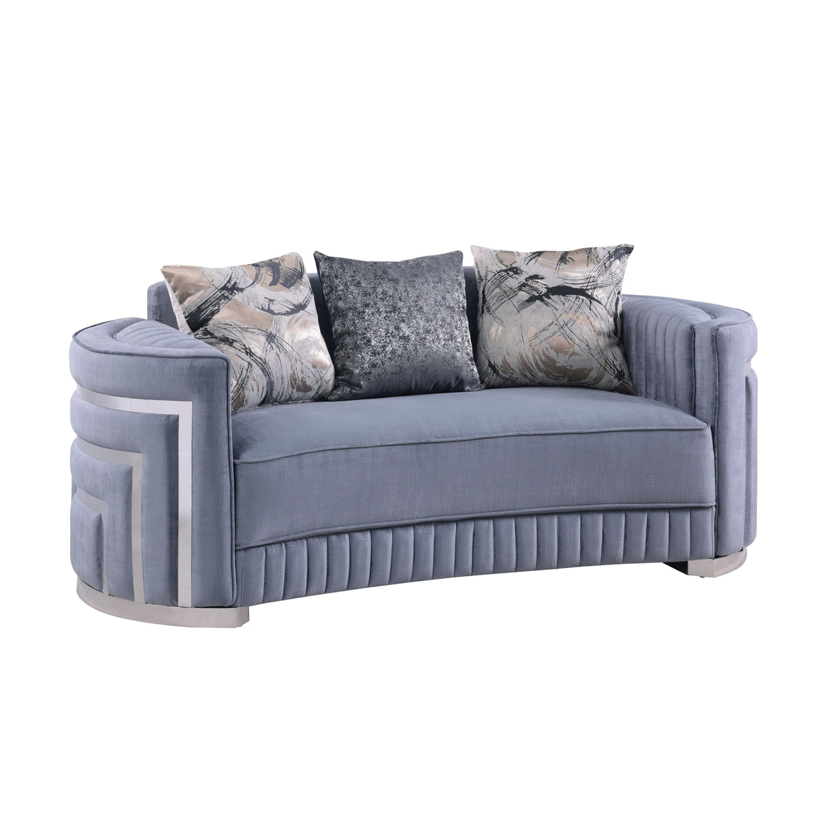 S3300 Minerva Living Room Set Grey
