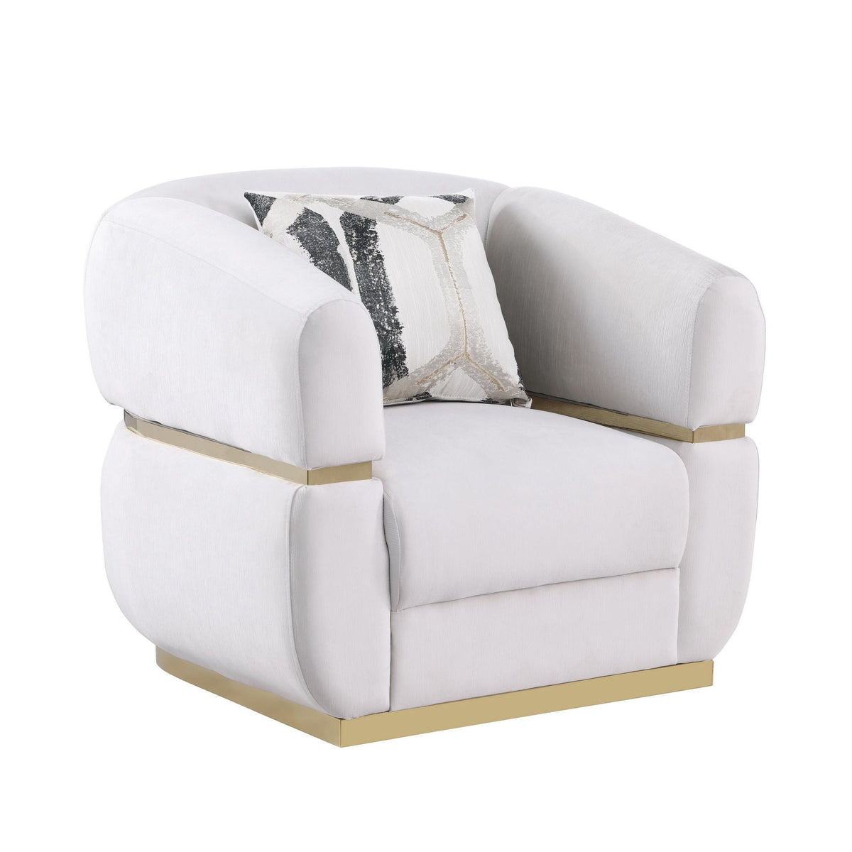 Carmela S3500 Living Room Set Cream
