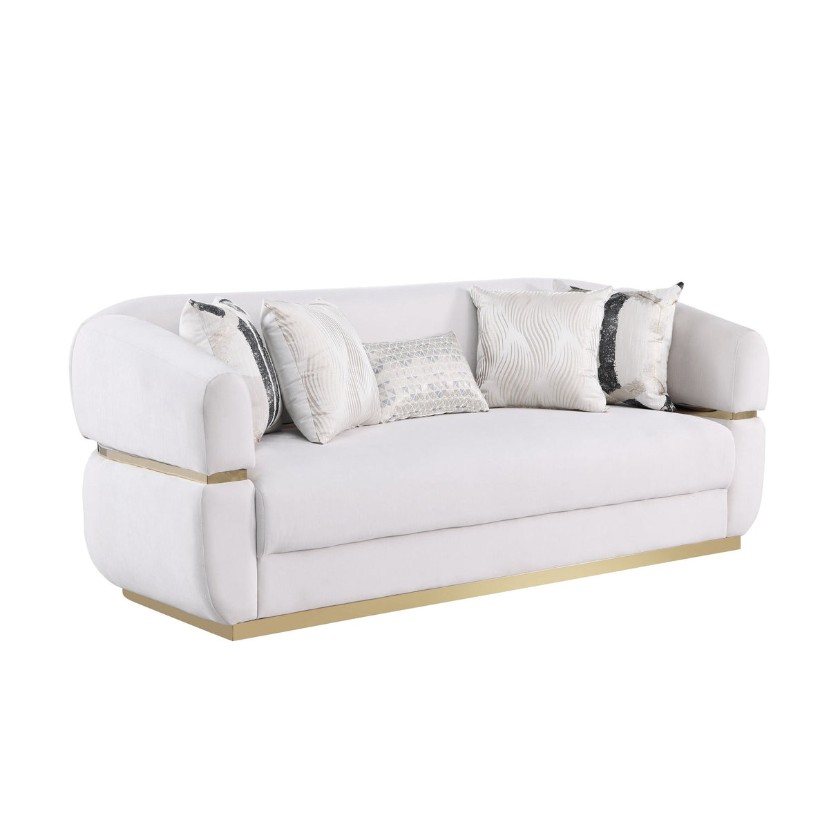 Carmela S3500 Living Room Set Cream