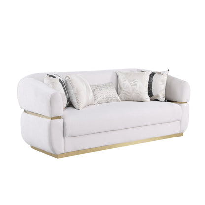 Carmela S3500 Living Room Set Cream