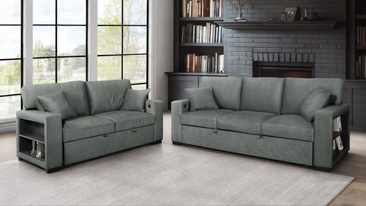 Bexley S3690 Sleeper Sofa Grey