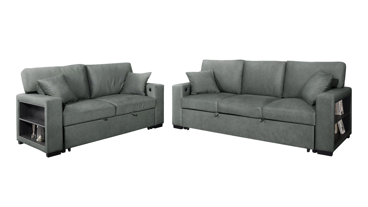 Bexley S3690 Sleeper Sofa Grey