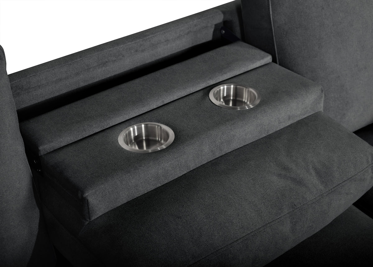 S3690 Bexley Sofa and Loveseat Set Black