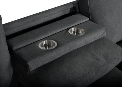 S3690 Bexley Sofa and Loveseat Set Black
