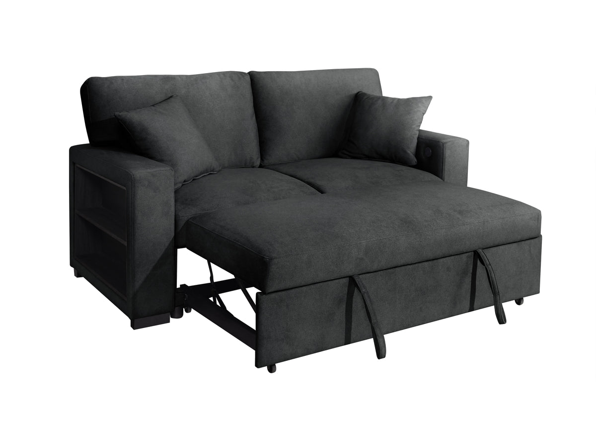 S3690 Bexley Sofa and Loveseat Set Black
