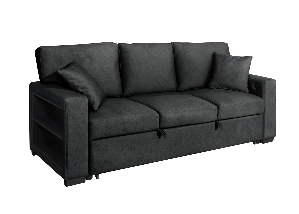 S3690 Bexley Sofa and Loveseat Set Black