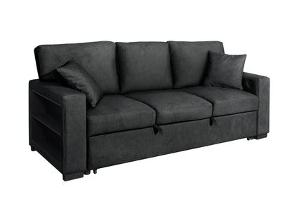 S3690 Bexley Sofa and Loveseat Set Black