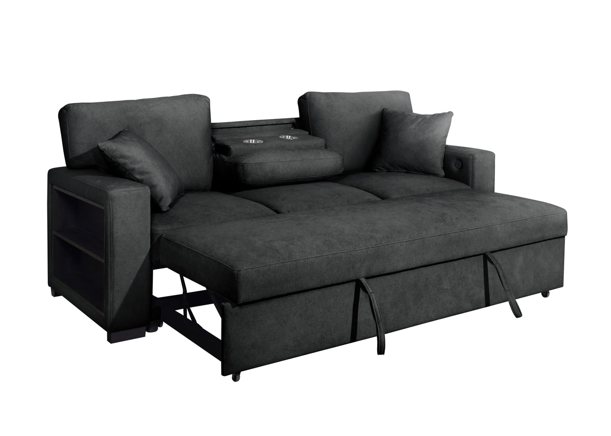 S3690 Bexley Sofa and Loveseat Set Black