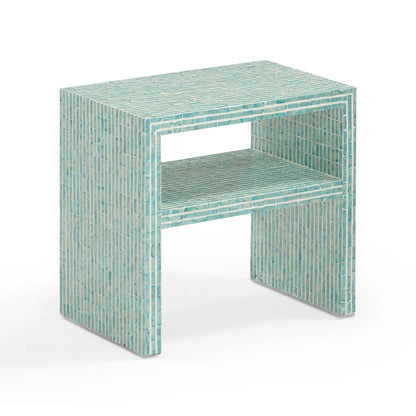 Derry Capiz Shell Nightstand