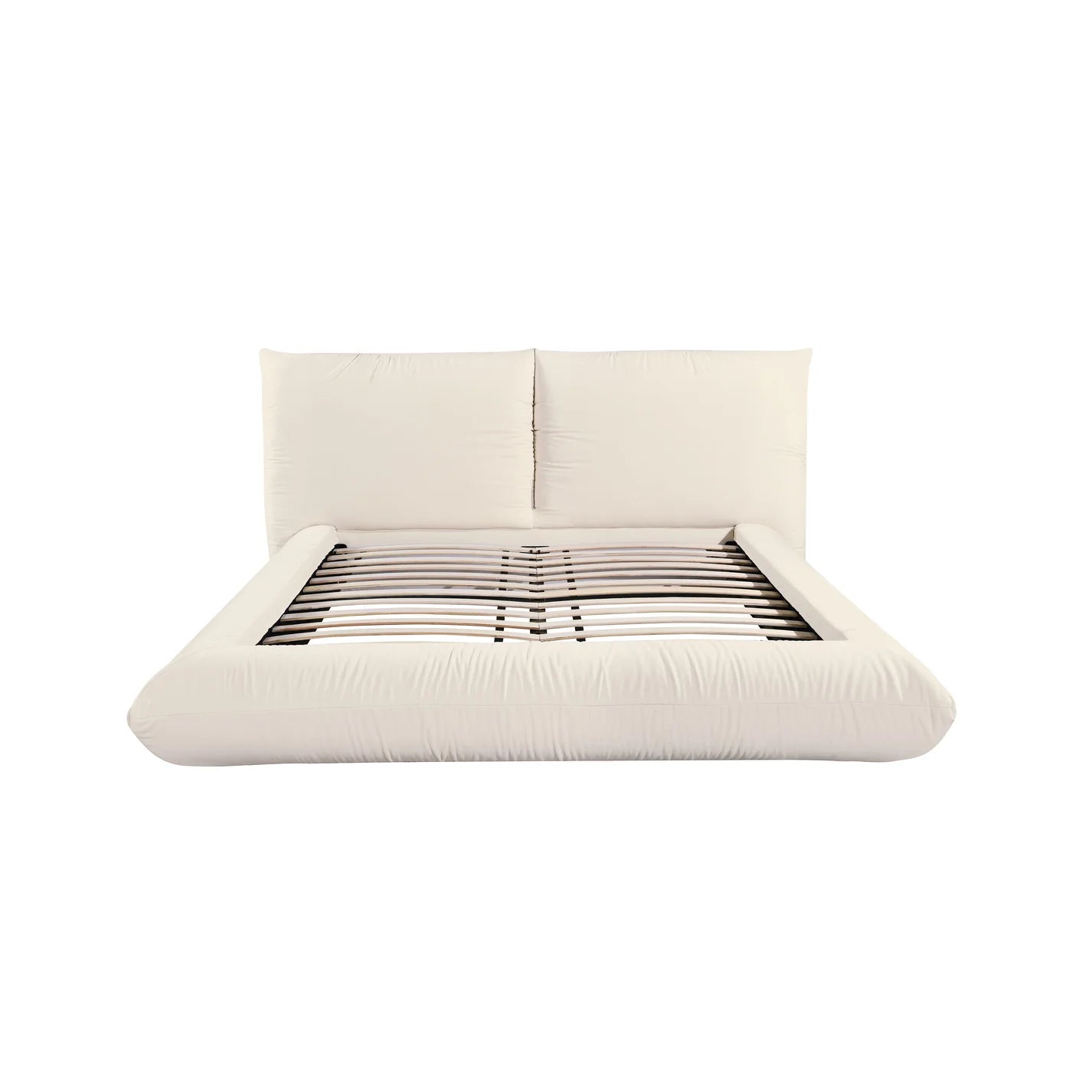 Romp Cream 100% Upcycled Linen Bed