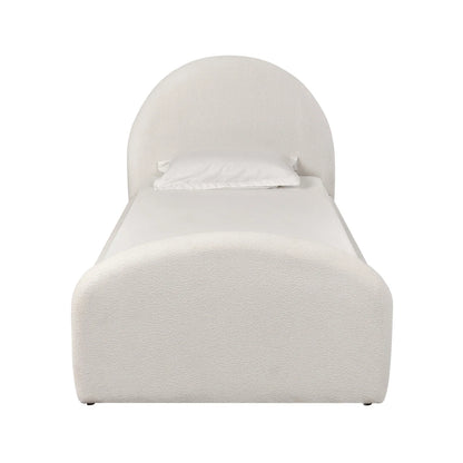 Moon Rose Upcycled Chenille Twin Trundle Bed