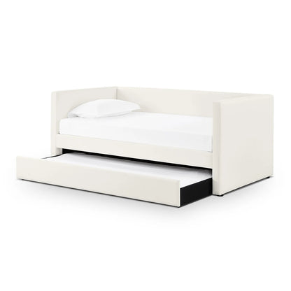 Alice Linen Twin Trundle Bed