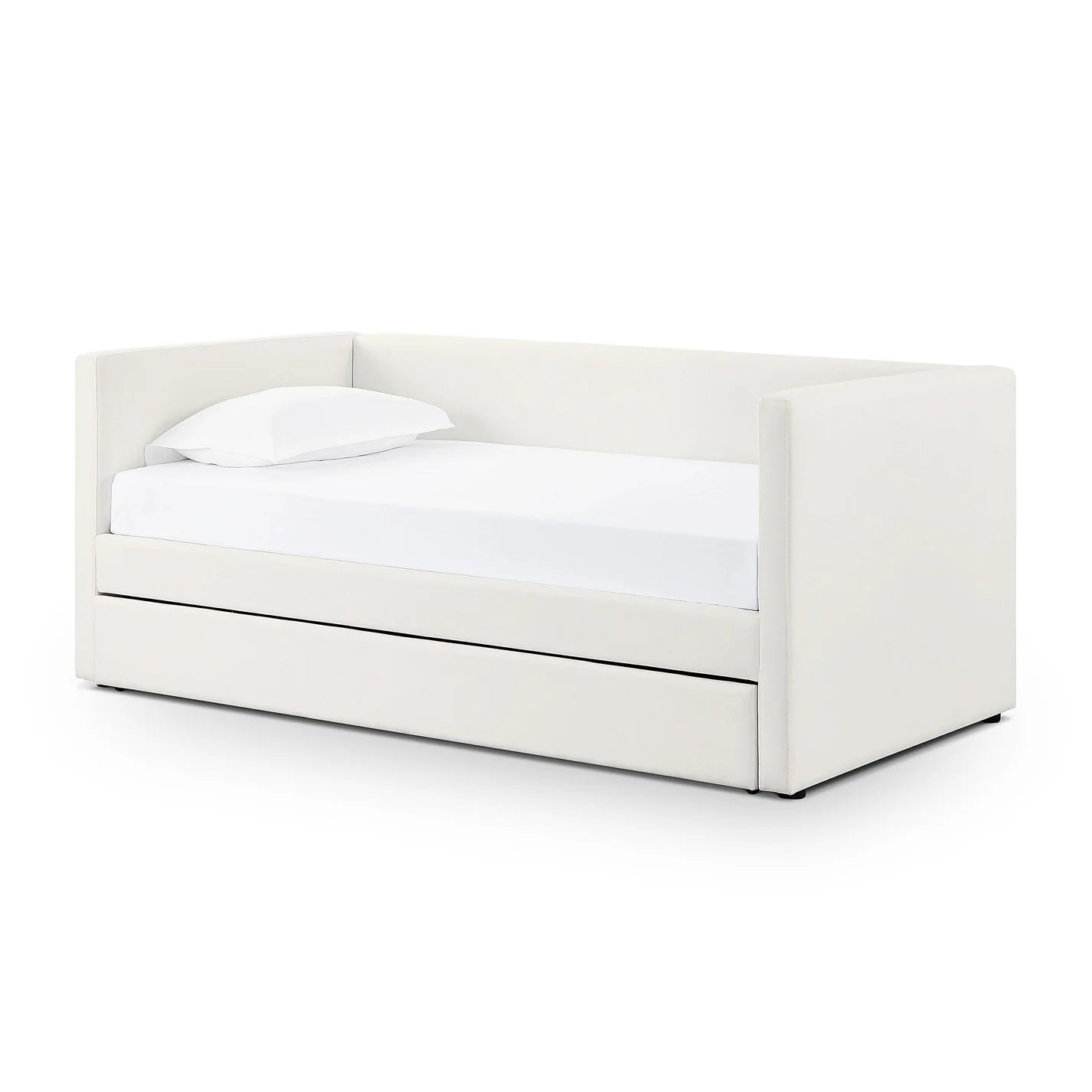 Alice Linen Twin Trundle Bed