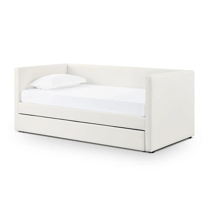 Alice Linen Twin Trundle Bed