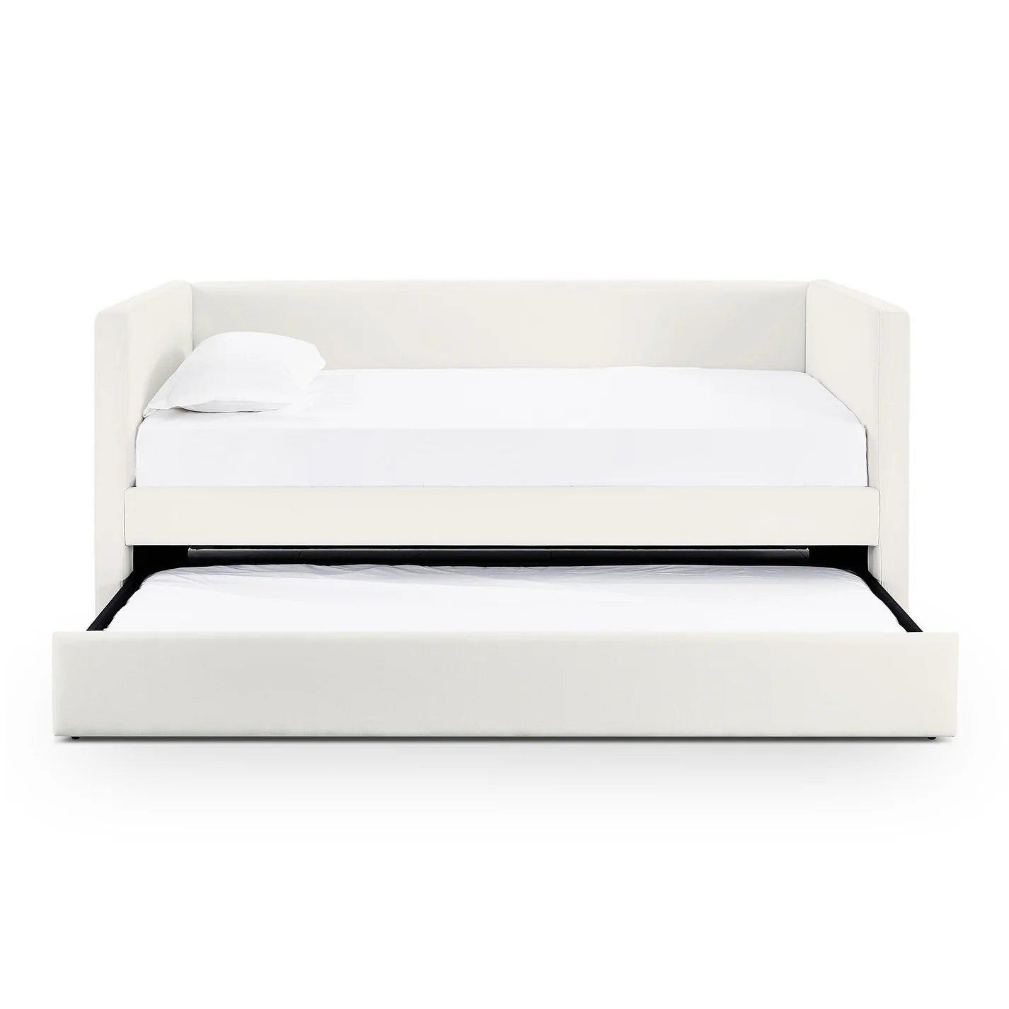 Alice Linen Twin Trundle Bed