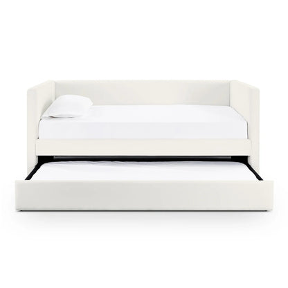 Alice Linen Twin Trundle Bed