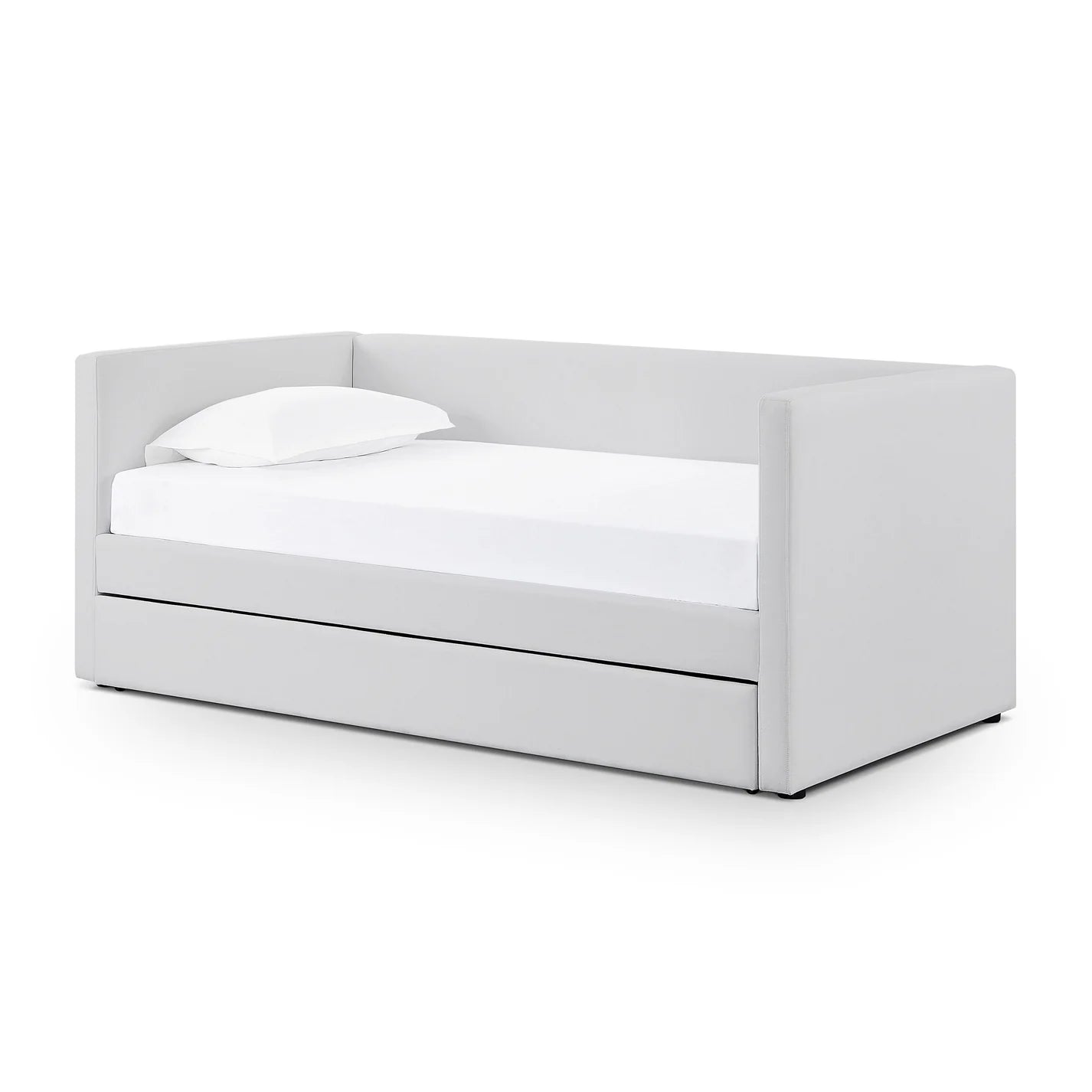 Alice Linen Twin Trundle Bed