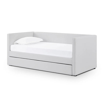 Alice Linen Twin Trundle Bed