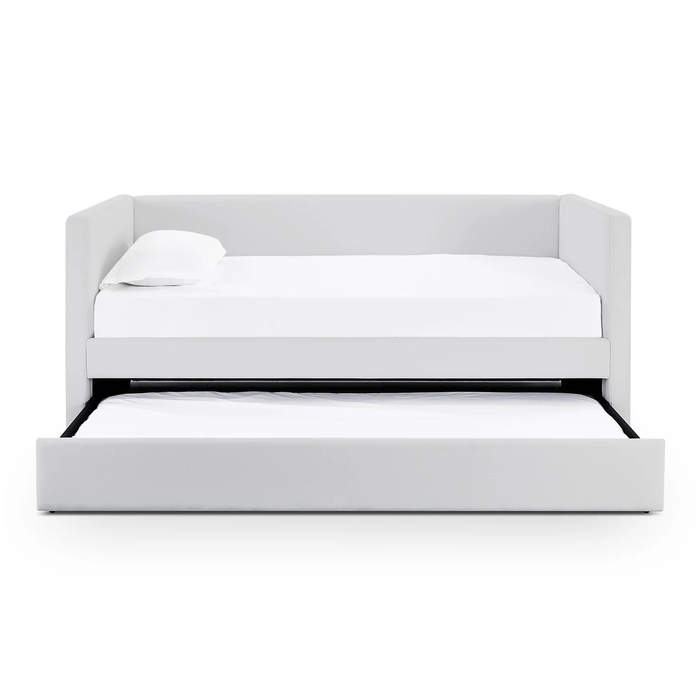 Alice Linen Twin Trundle Bed