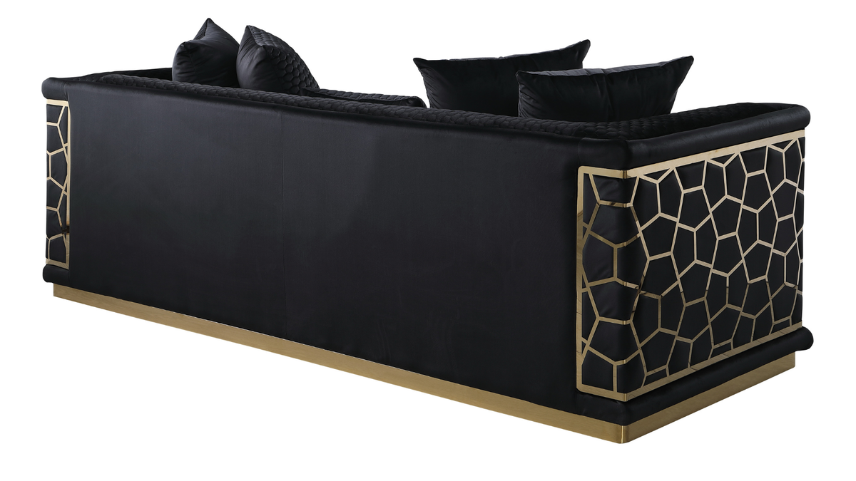 S1015 Stella Sofa Black