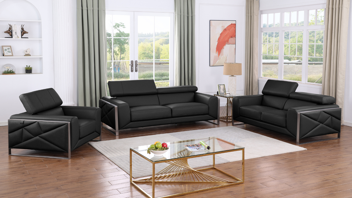 Giorgio MI-989 Living Room Set Black