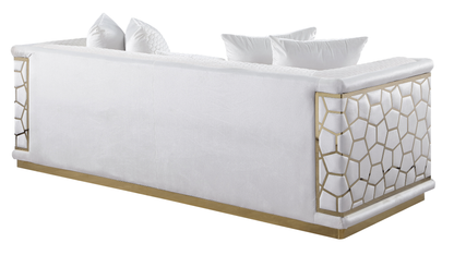 S1015 Stella Living Room Set White