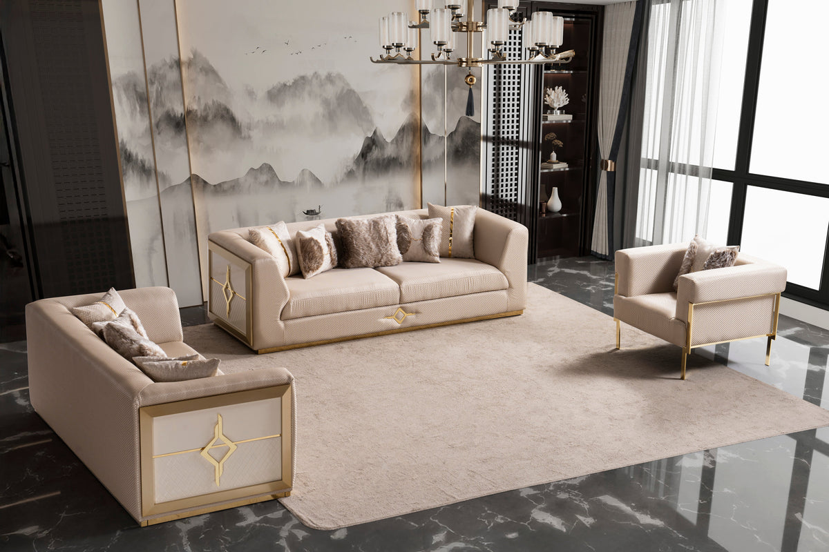 New Era Innovations Vega 3-Piece Living Room Set