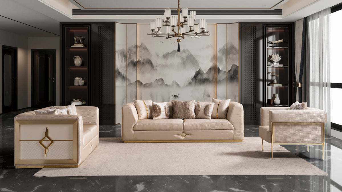 New Era Innovations Vega 3-Piece Living Room Set