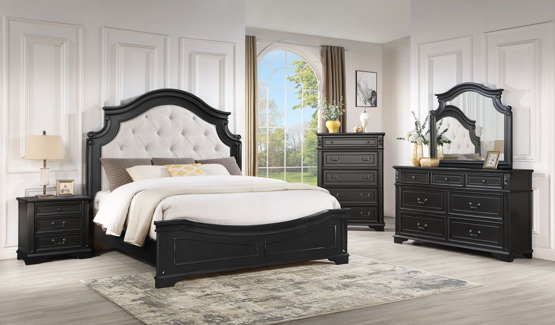 B6020 Bedroom Set Black