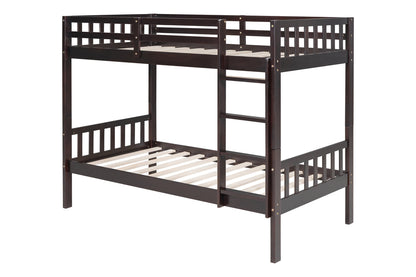 Twin/Twin Bunk Bed Espresso