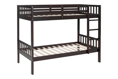 Twin/Twin Bunk Bed Espresso