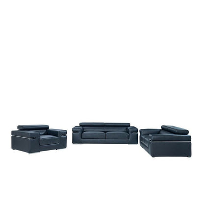 MI-8020 Soho 3-Piece Living Room Set Black