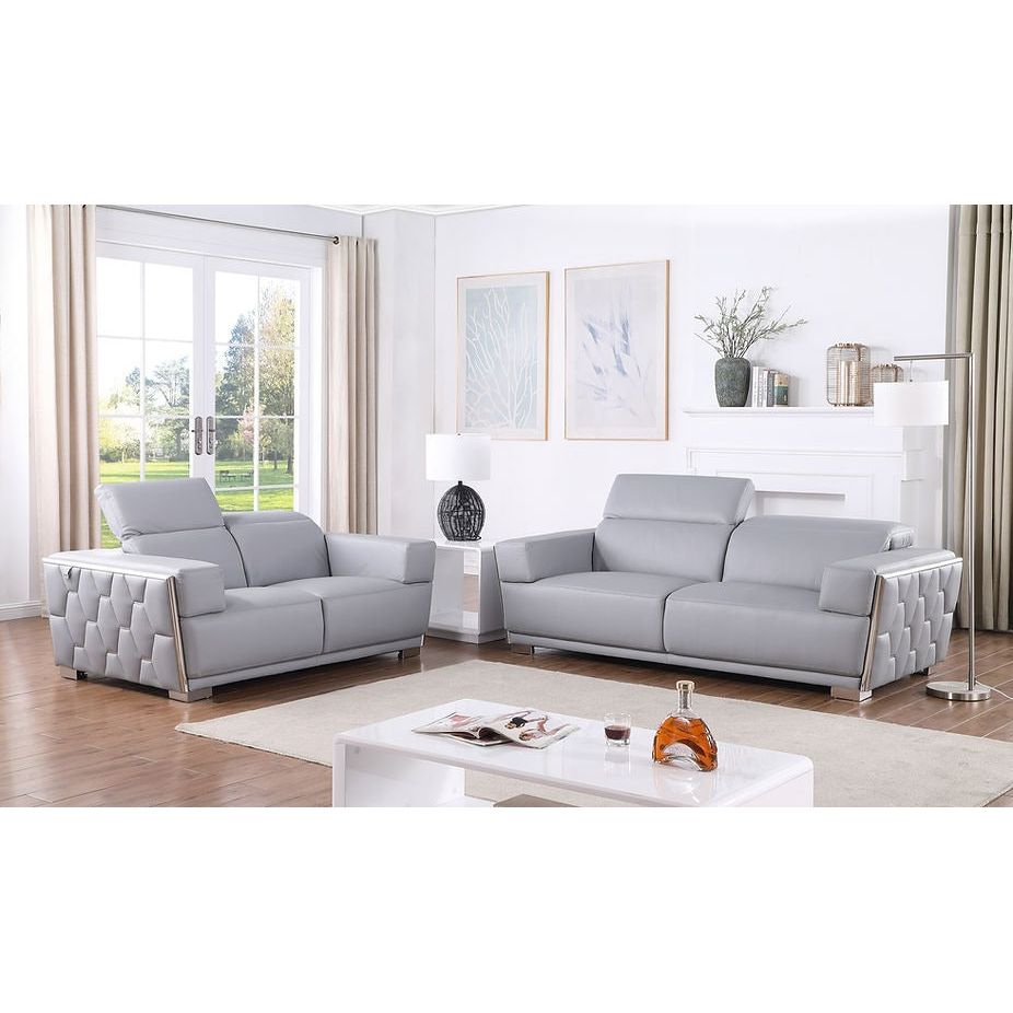 MI-1245 Hexor 3-Piece Living Room Set Light Blue