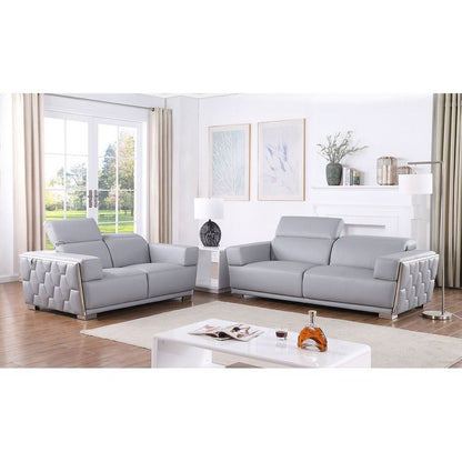 MI-1245 Hexor 3-Piece Living Room Set Light Blue